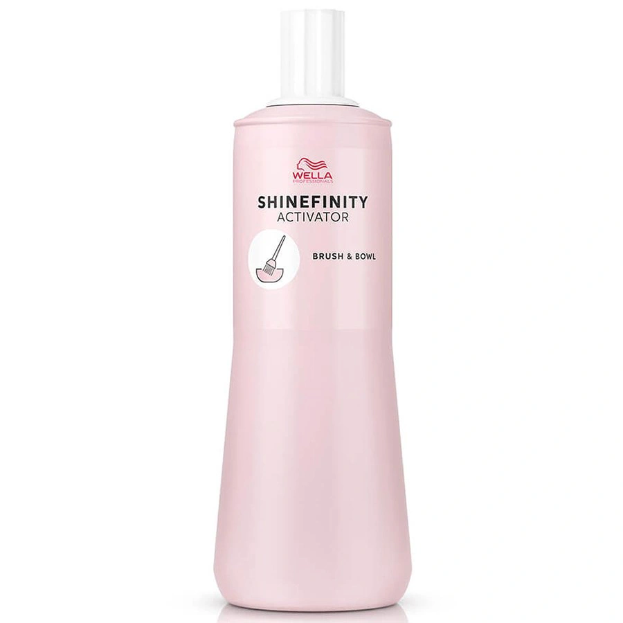 Wella Professional Shinefinity Activator Brush&Bowl 2% - 60ml (egy festékhez elegendő) képe 1